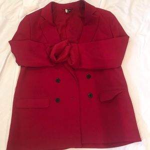 Red blazer